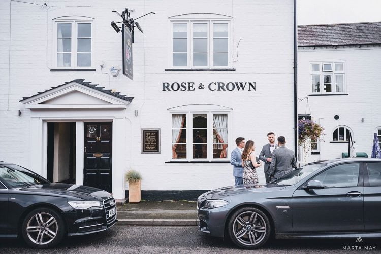 pub wedding morning