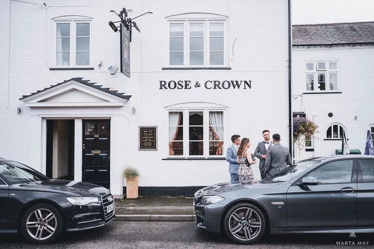 pub wedding morning