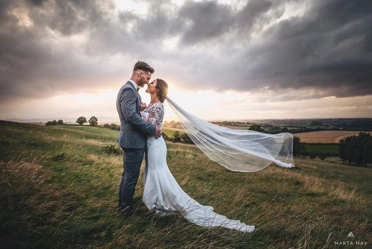 wedding day bride groom