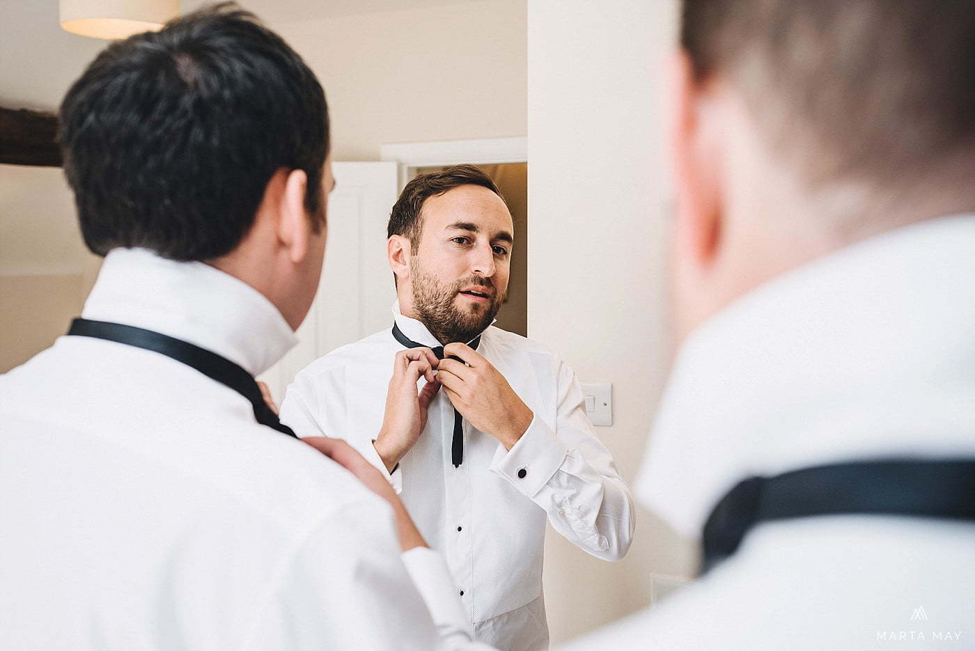 groom getting ready