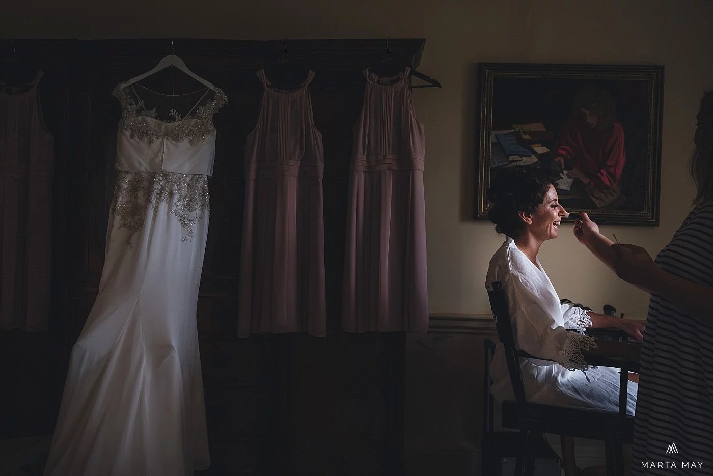 bride getting ready