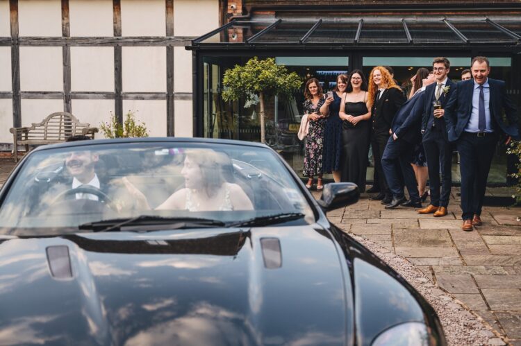 just married at redhouse barn