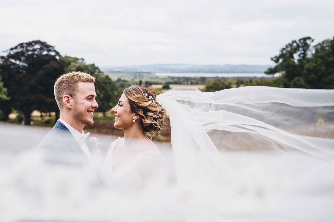 bride groom veil