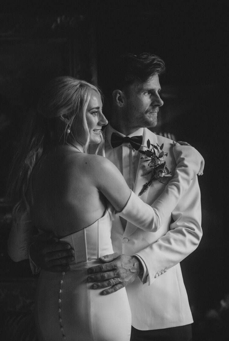 bride and groom during their couple wedding session Pauntley Court wedding photography