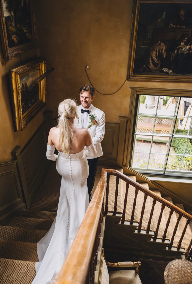 bride and groom during their couple wedding session Pauntley Court wedding photography