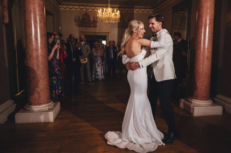 evening dance floor at Pauntley Court Cotswolds