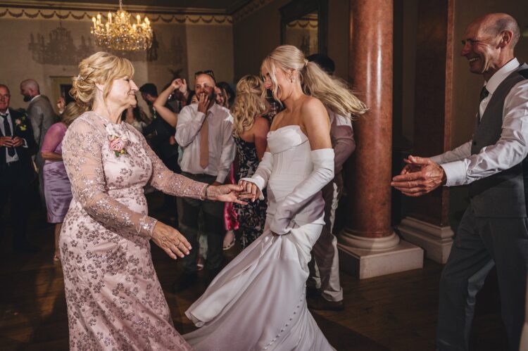 evening dance floor at Pauntley Court Cotswolds