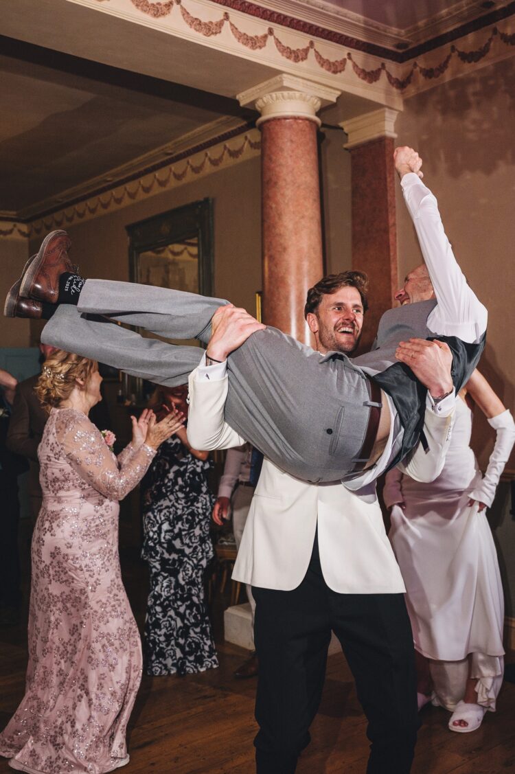 evening dance floor at Pauntley Court Cotswolds