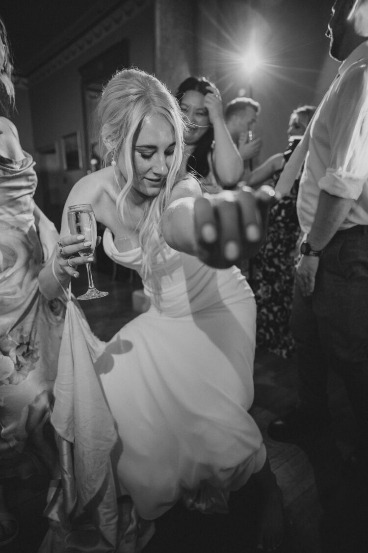 evening dance floor at Pauntley Court Cotswolds