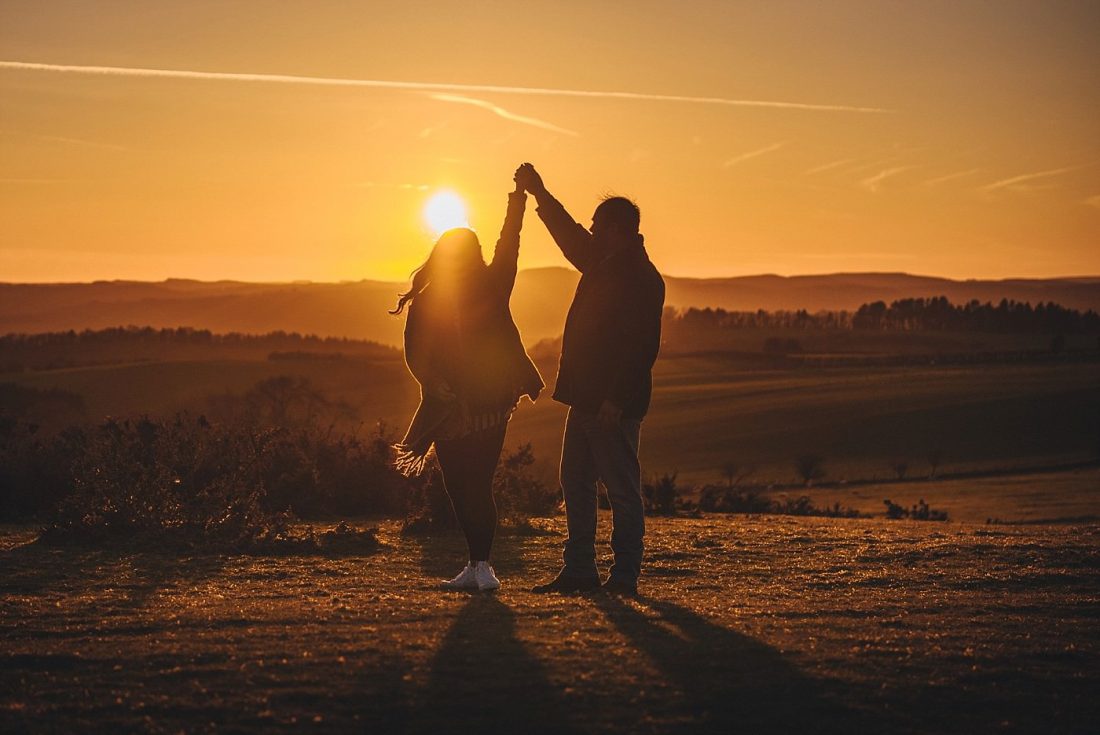 engaged couple