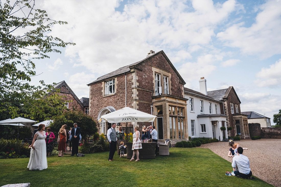 tea party wedding at Glewstone