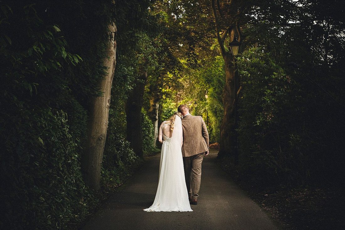 just married at Nuthurst Grange