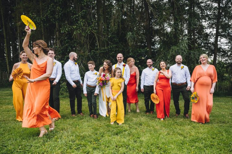 fun group pictures at the orchard at munsley