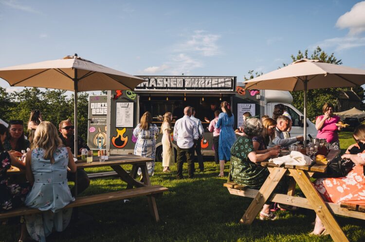 garden games, ice cream and food at the Orchard at Munsley