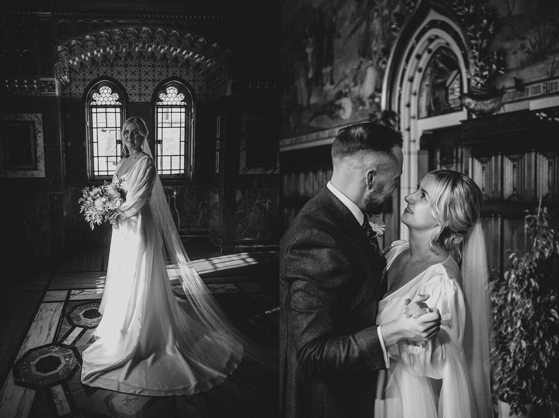 Cardiff Castle wedding photography