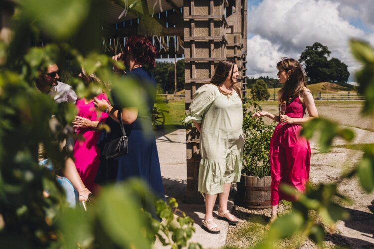 reception drinks at wilde lodge