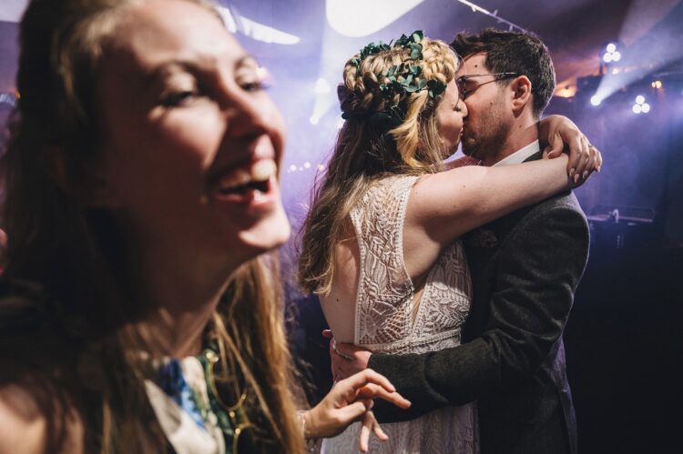 bride and groom first dance at wilde lodge