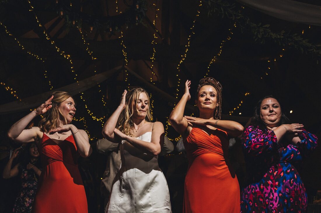 crazy dance floor moves at Lains Barn