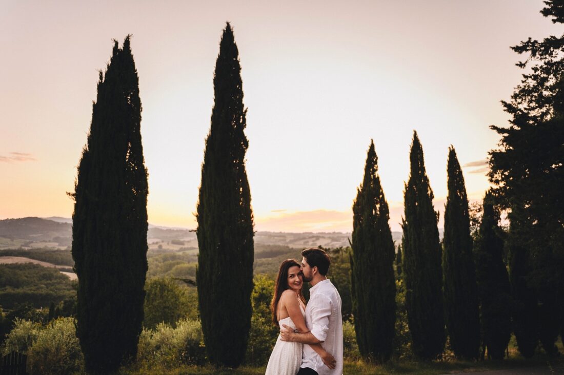 San Galgano engagement photography Tuscany Italy