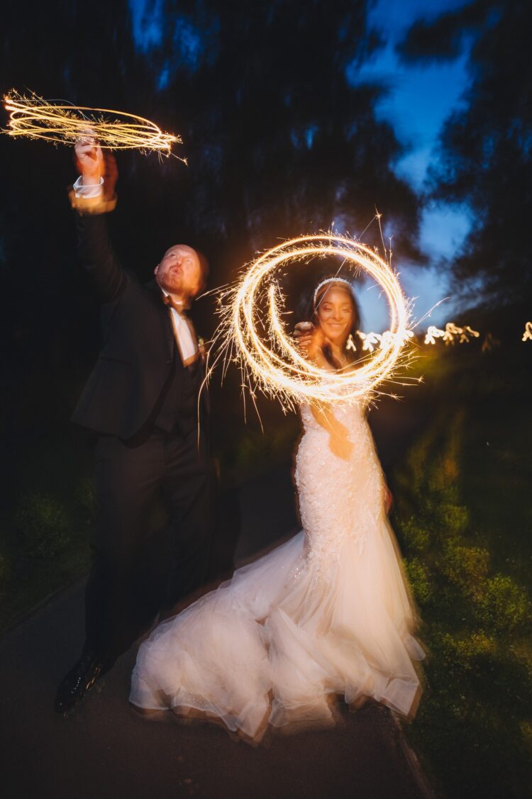 sparklers at Bredenbury Court