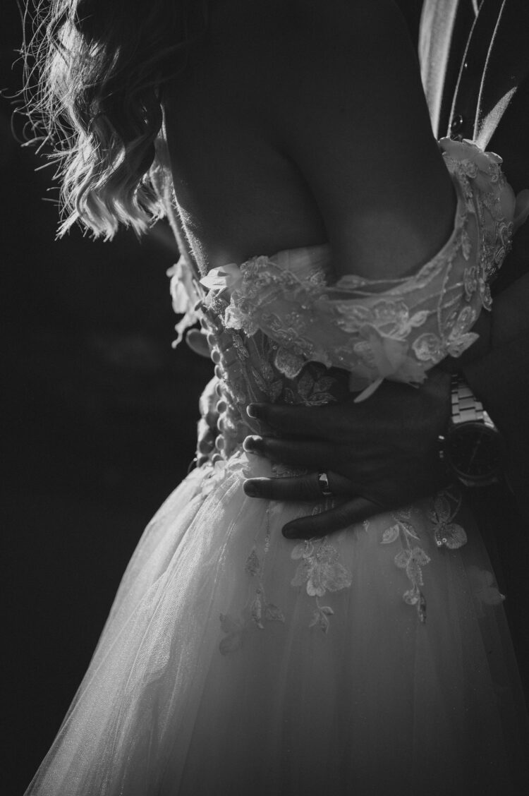 bride and groom photos at Bredenbury Court barns