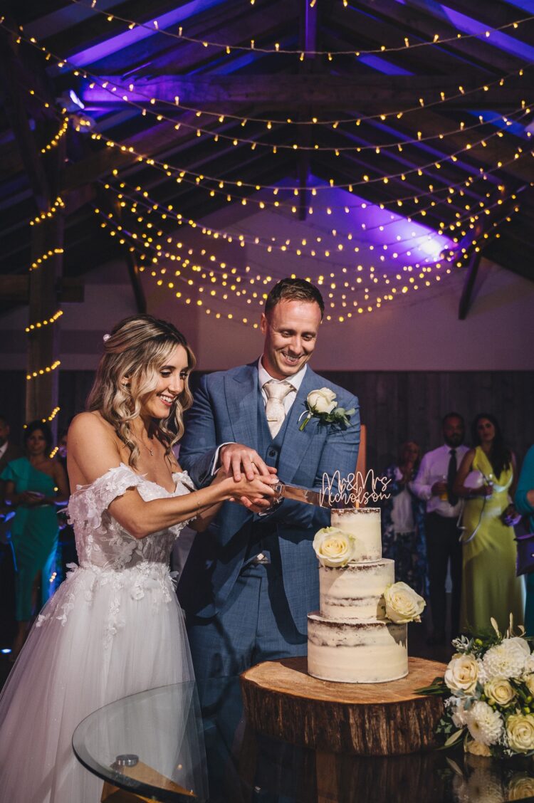 cake cutting at Bredenbury Court