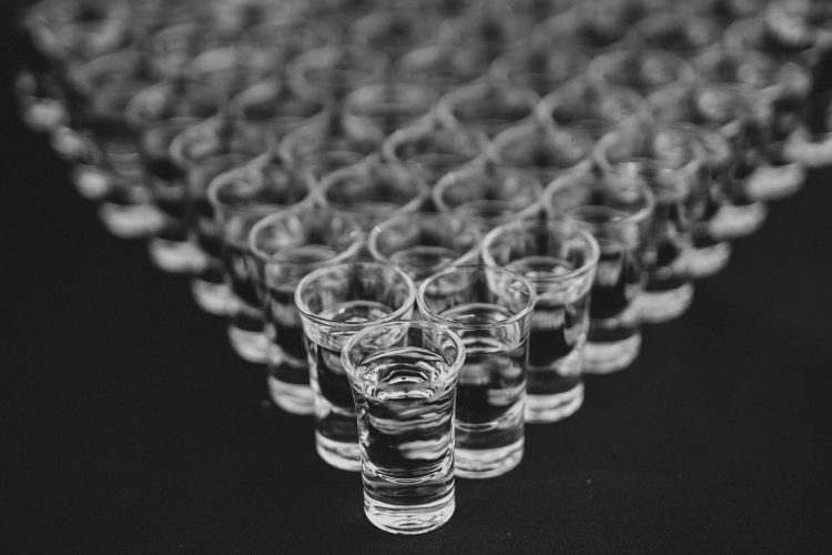 outdoor speeches by the moat at Birtsmorton Court