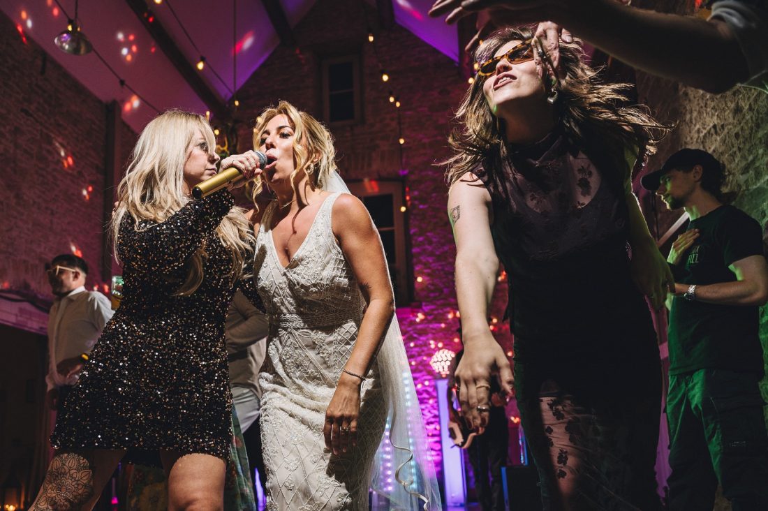wedding dance floor at merriscourt
