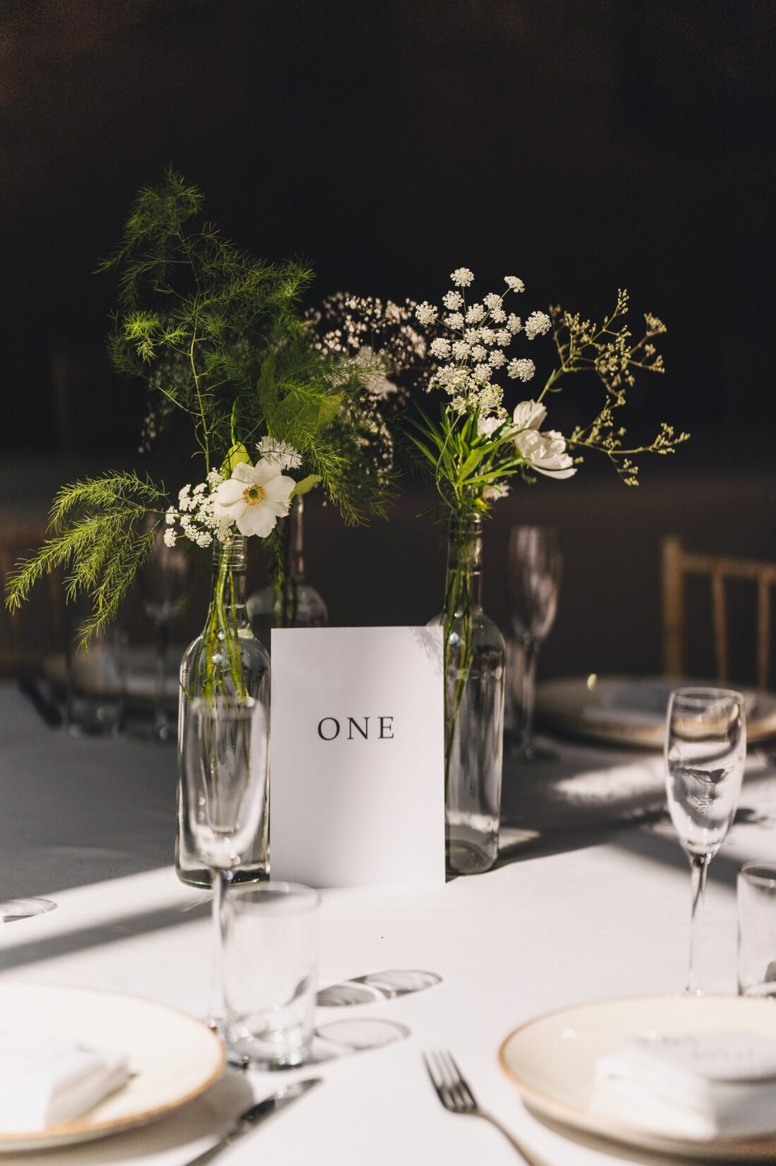 wedding decor at Blackfriars Priory