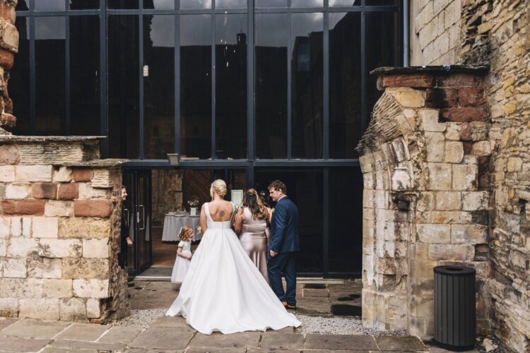 wedding ceremony at Blackfriars Priory Gloucester