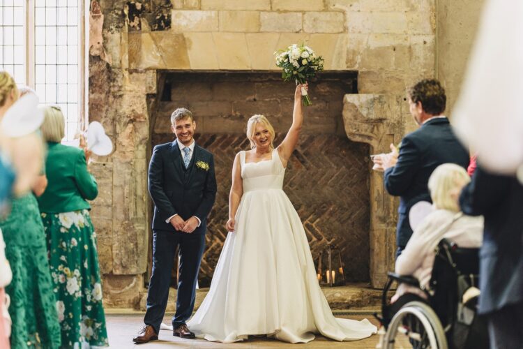 wedding ceremony at Blackfriars Priory Gloucester