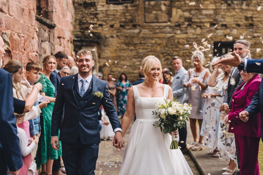 confetti moment at Blackfriars Priory