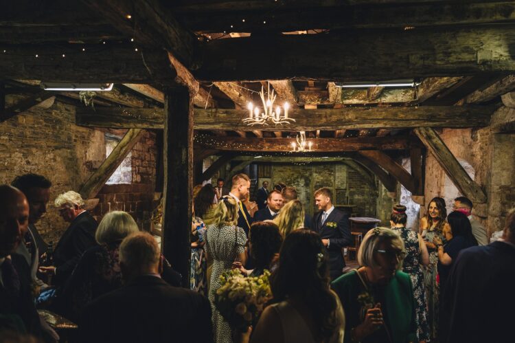 reception drinks at Blackfriars Priory