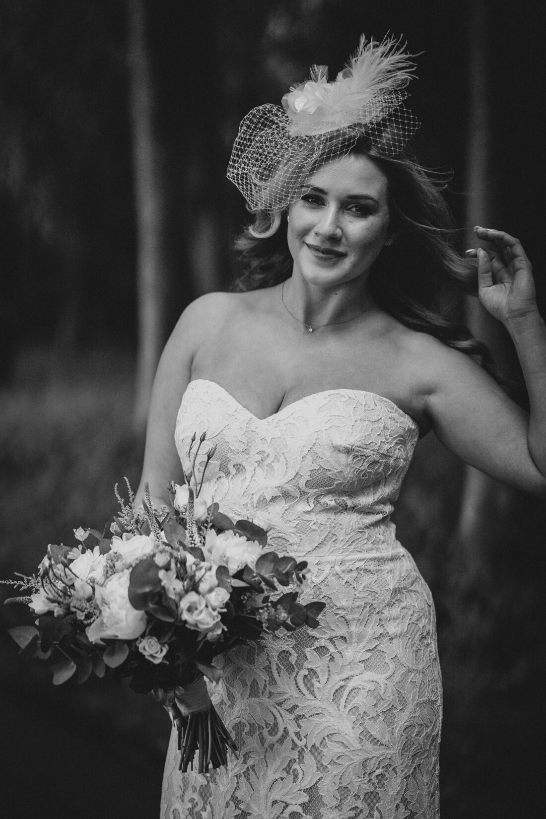 stunning bride on her wedding day at Bowood