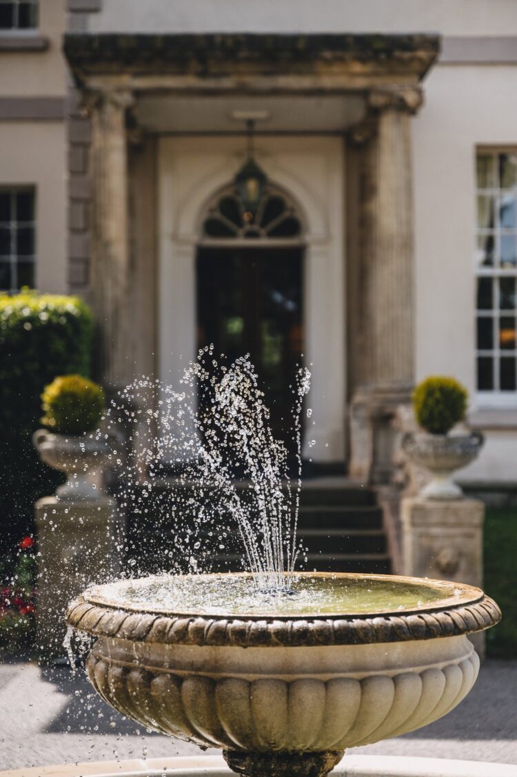 brockencote hall entrance