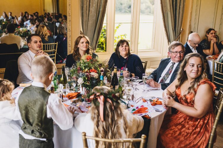 wedding speeches at Hampton Court Castle