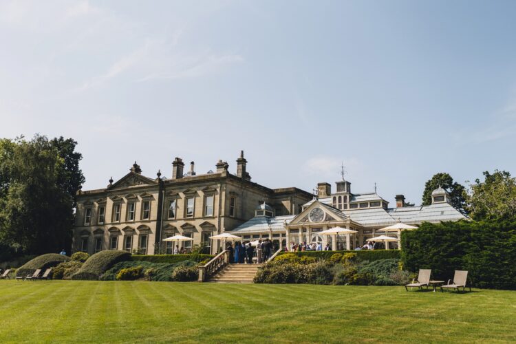 guests enjoying a summer day at Kilworth House