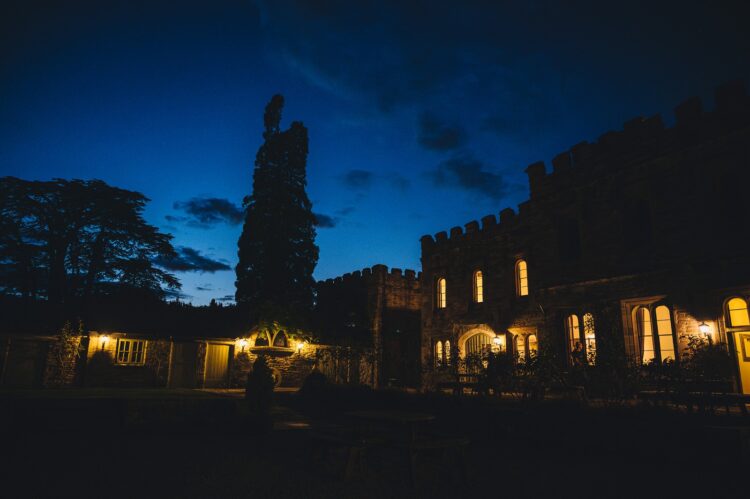Hampton Court Castle day before