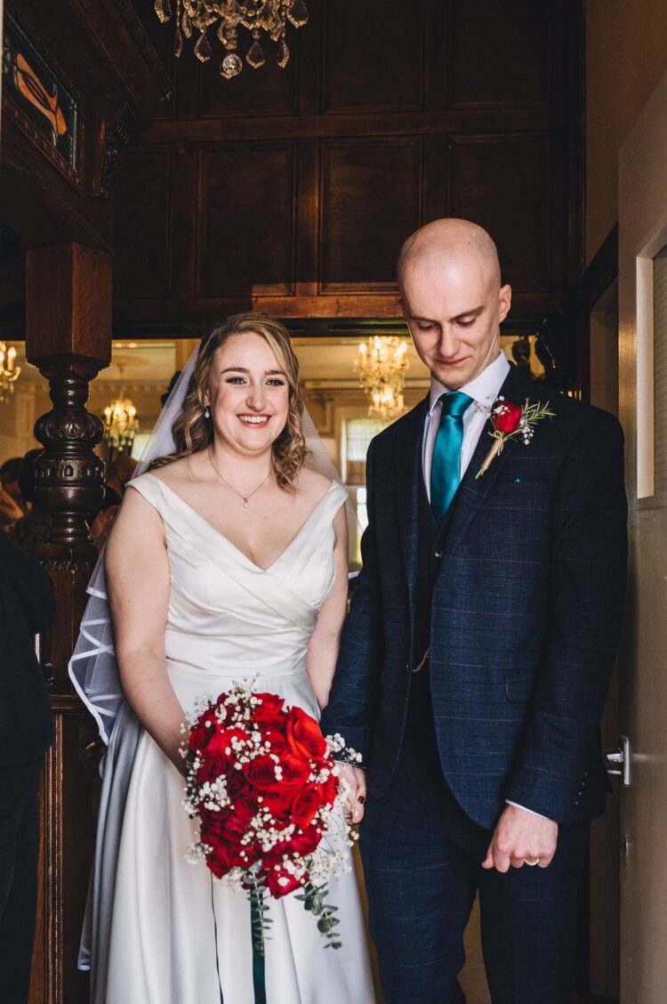 wedding ceremony at Berwick Lodge