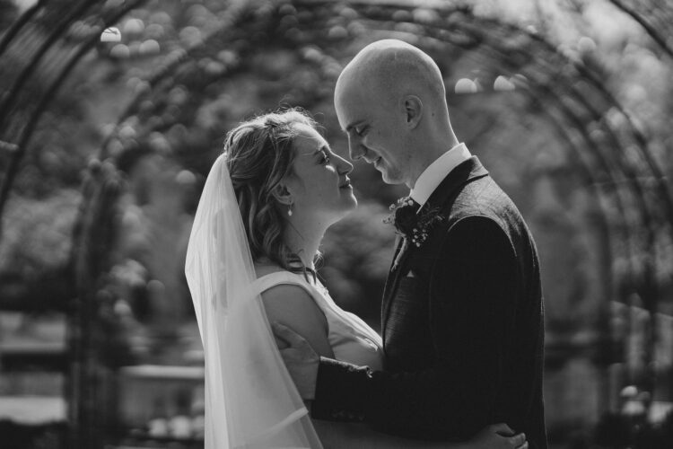 bride and groom - berwick lodge wedding photography