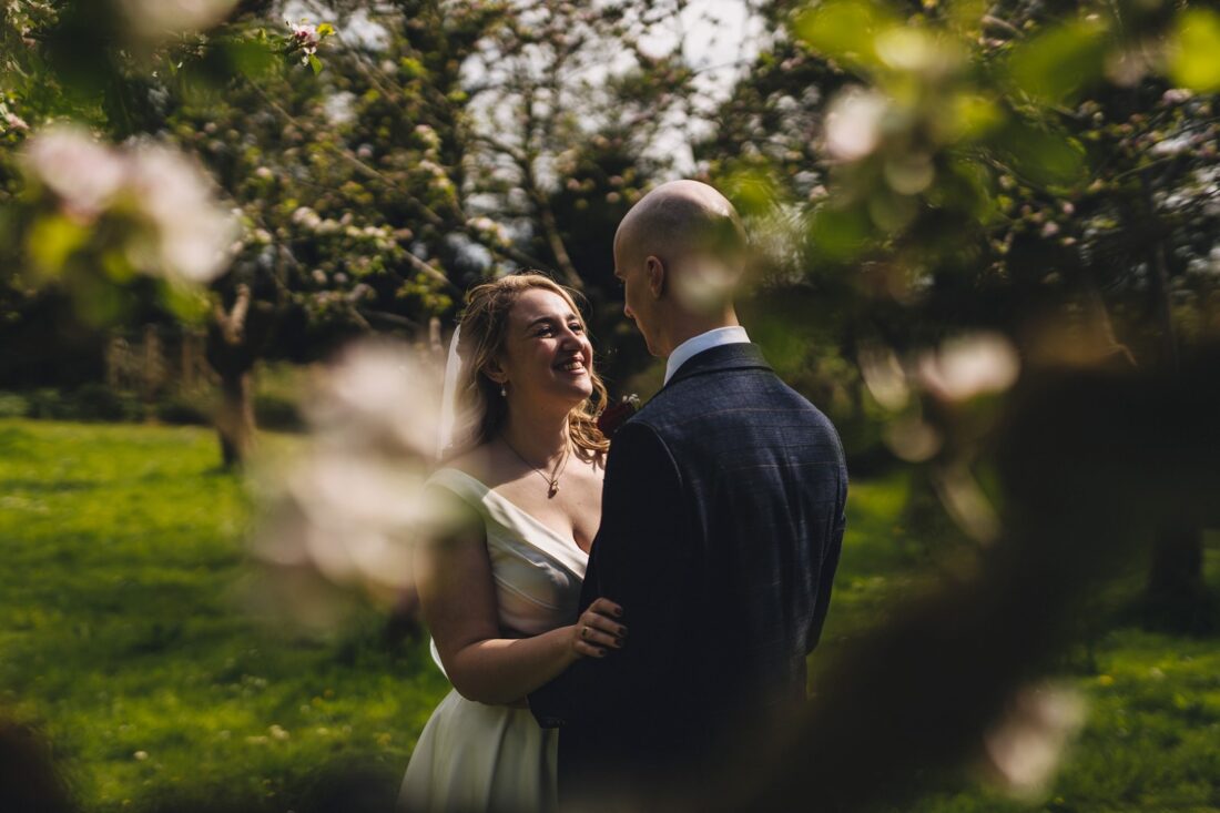 bride and groom - berwick lodge wedding photography