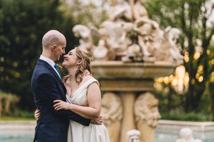 bride and groom wedding photos at Berwick Lodge