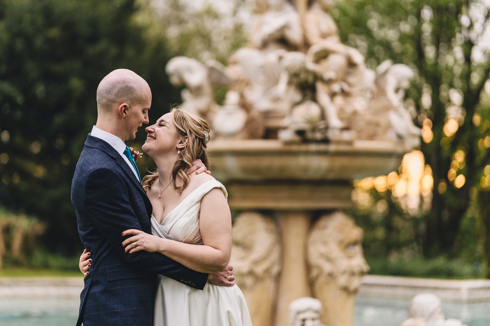 bride and groom wedding photos at Berwick Lodge
