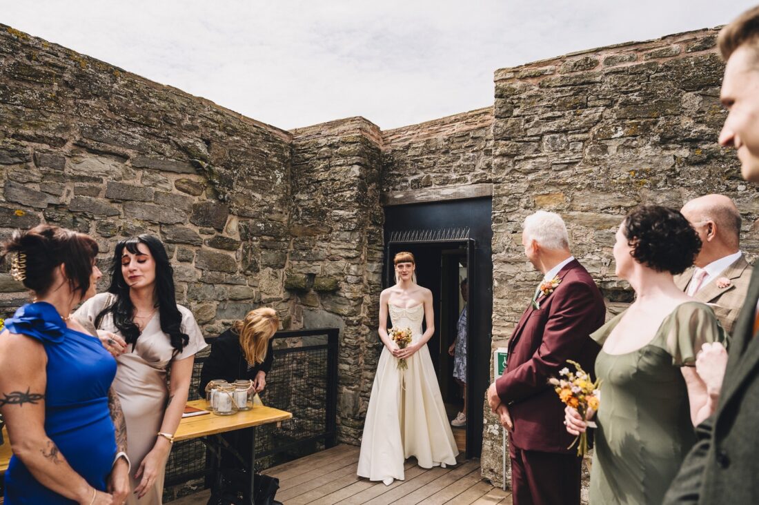 Hay castle wedding photography - the ceremony