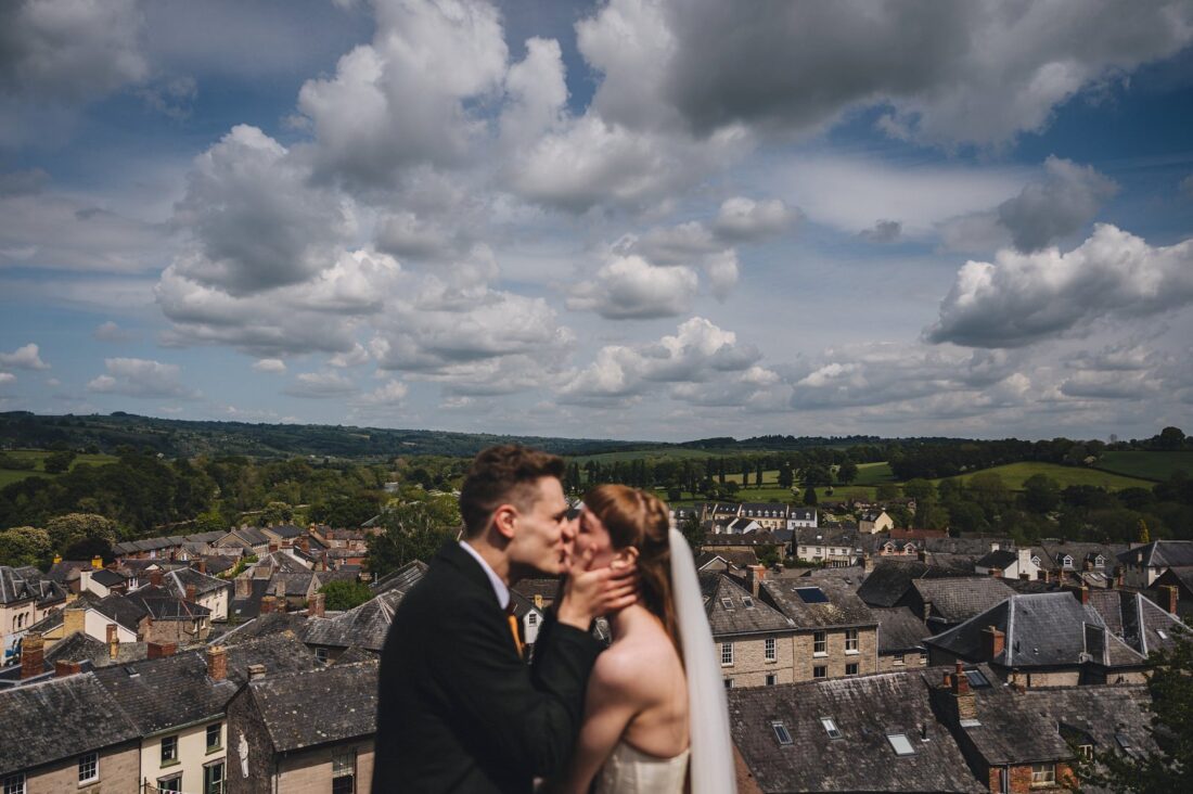 Hay castle wedding photography - wedding reception fun