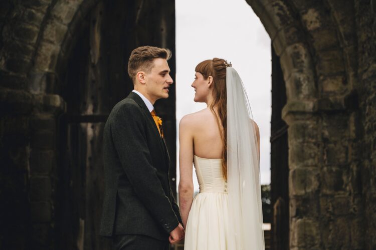 Hay castle wedding photography - bride and groom shoot