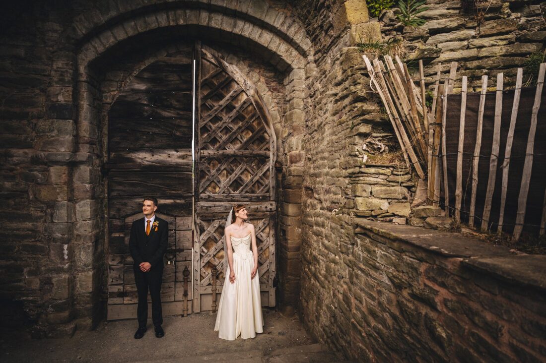 Hay castle wedding photography - bride and groom shoot