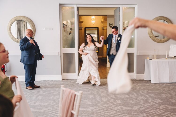 wedding breakfast and speeches at HEnsol Castle