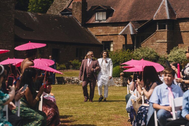 LGBTQ wedding photographer hindu wedding ceremony at How Caple Court