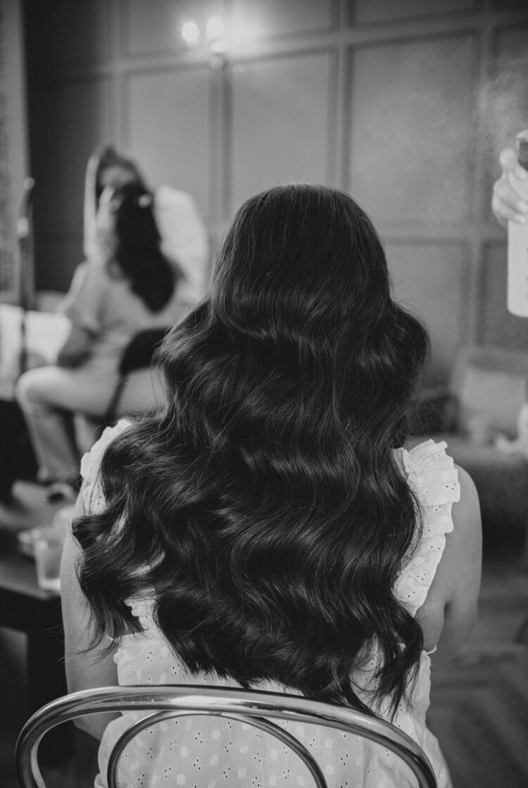 bride getting ready